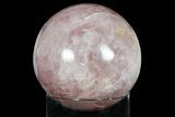 Huge, Polished Rose Quartz Sphere - Madagascar #181818-1